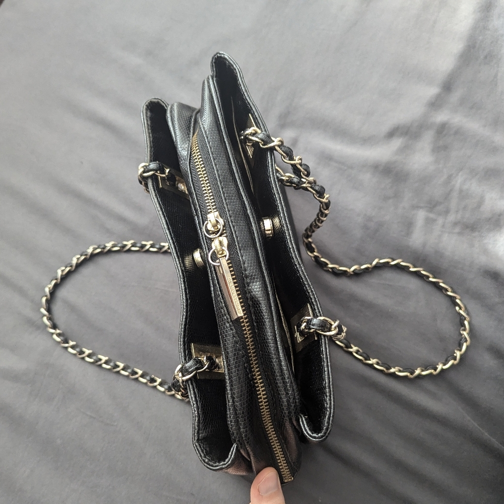 Ivanka Trump vegan leather purse, black